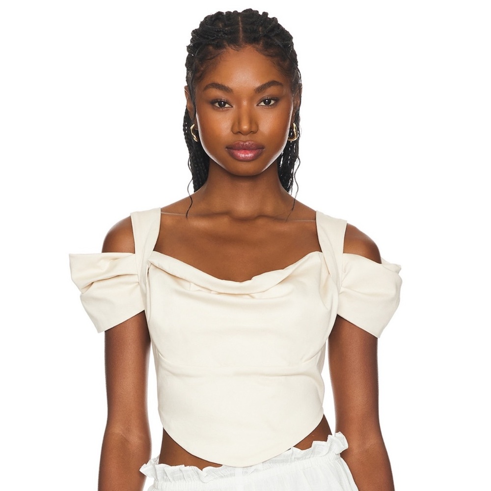 loba beige corset